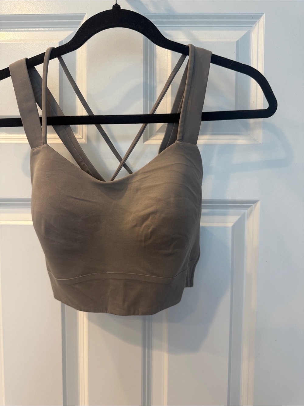 lululemon Like a Cloud Longline Bra Taupe D/DD